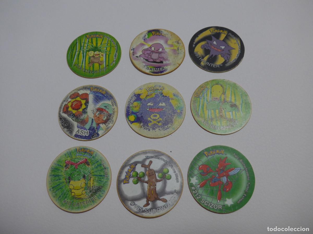 Juguetes antiguos y juegos de colecci&oacute;n: 25 POKEMON TAZOS DE NINTENDO MATUTANO