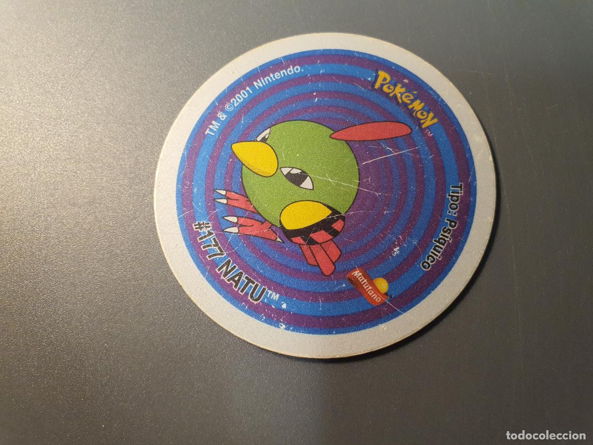 Jouets Anciens et Jeux de collection: AZO POKEMON -- A&Ntilde;O 2001 -- POKEMON GIGAN TAZO 4 -- MATUTANO - ESPA&Ntilde;A - PLATA MATE - N&ordm; 177 178