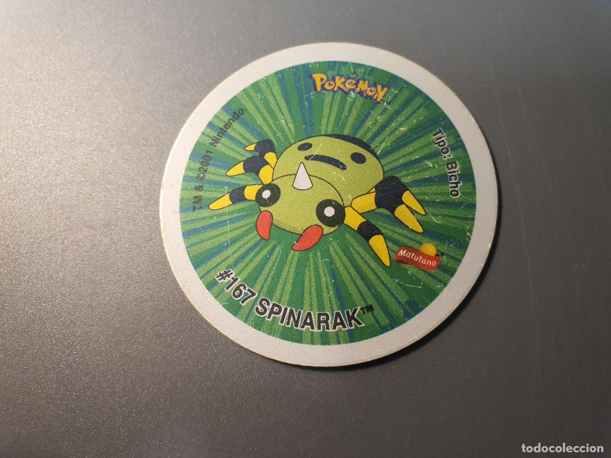 Juguetes antiguos y juegos de colecci&oacute;n: AZO POKEMON -- A&Ntilde;O 2001 -- POKEMON GIGAN TAZO 4 -- MATUTANO - ESPA&Ntilde;A - PLATA MATE - N&ordm; 167 168