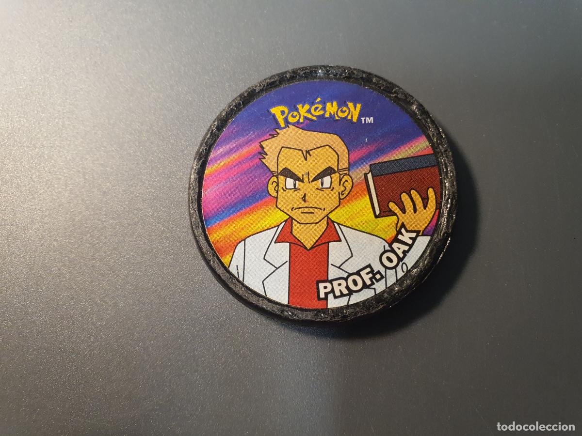 Juguetes antiguos y juegos de colecci&oacute;n: TAZO POKEMON -- A&Ntilde;O 2000 -- POKEMON MASTER TAZO - ESPA&Ntilde;A - PROF. OAK