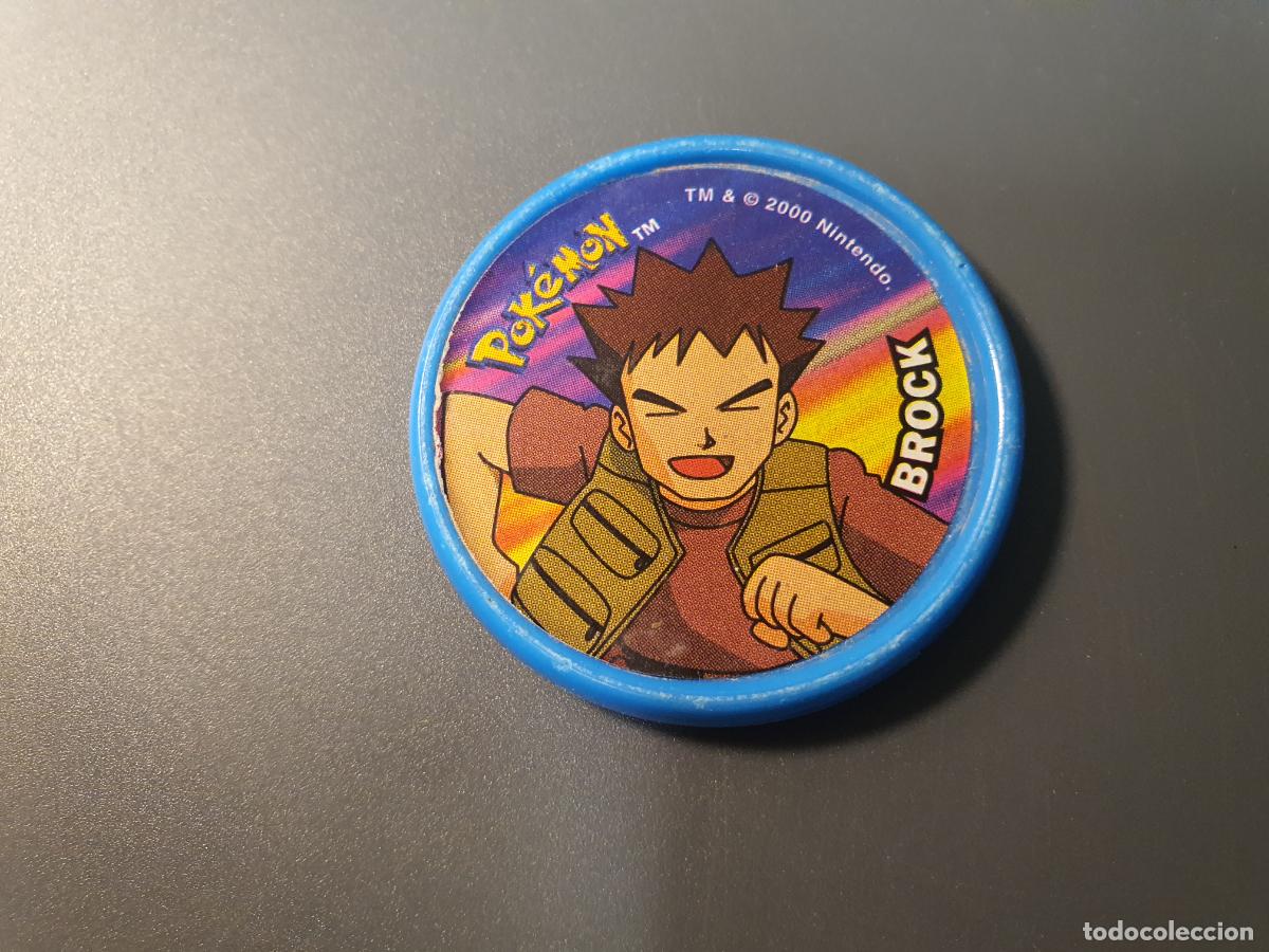 Juguetes antiguos y juegos de colecci&oacute;n: TAZO POKEMON -- A&Ntilde;O 2000 -- POKEMON MASTER TAZO - ESPA&Ntilde;A - BROCK