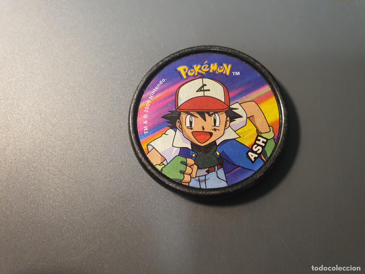 Juguetes antiguos y juegos de colecci&oacute;n: TAZO POKEMON -- A&Ntilde;O 2000 -- POKEMON MASTER TAZO - ESPA&Ntilde;A - ASH