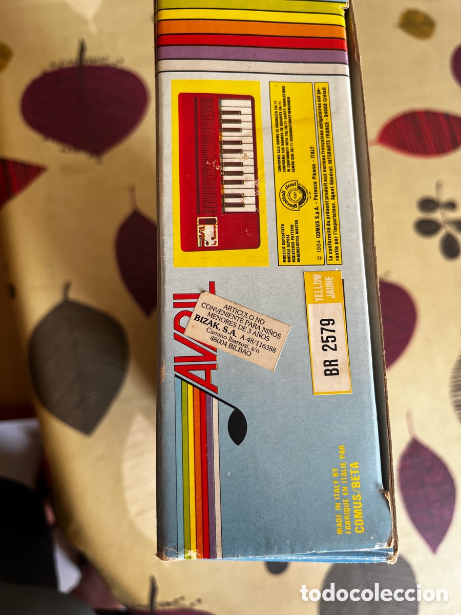 Juguetes antiguos y juegos de colecci&oacute;n: Piano Avril By bontempi