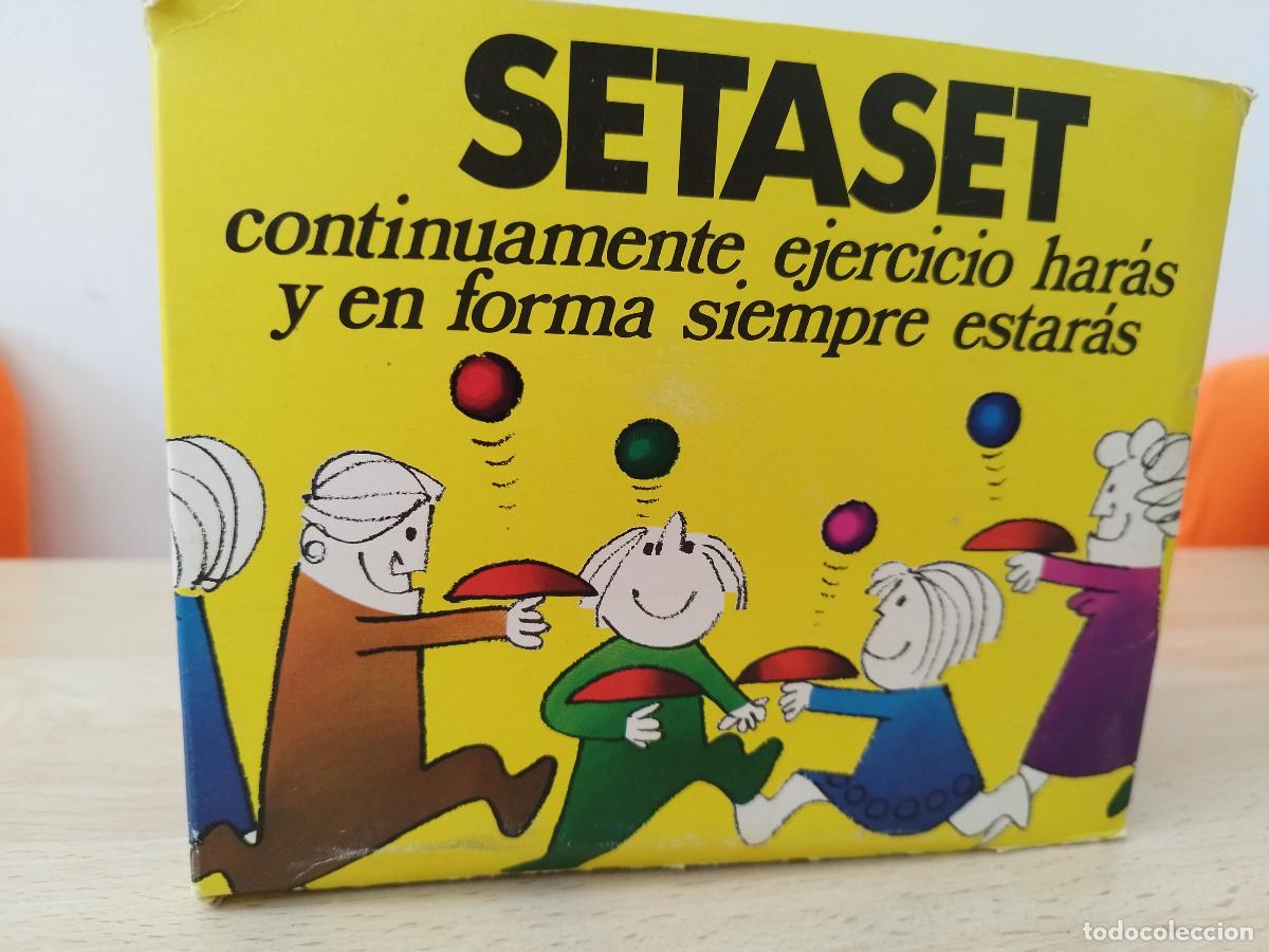 Juguetes antiguos y juegos de colecci&oacute;n: SetaSet Juguete vintage deportivo cl&aacute;sico, paletas en forma de setas, divertido La forma convexa de