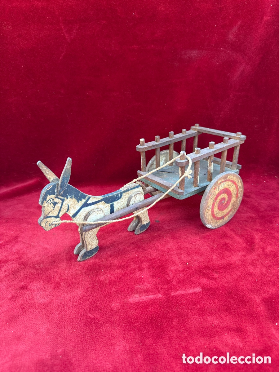 Jouets Anciens et Jeux de collection: Antiguo juguete de madera a&ntilde;os 30-40!