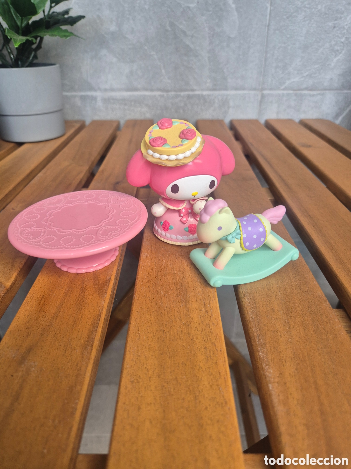 Juguetes antiguos y juegos de colecci&oacute;n: My melody + mesa + caballo