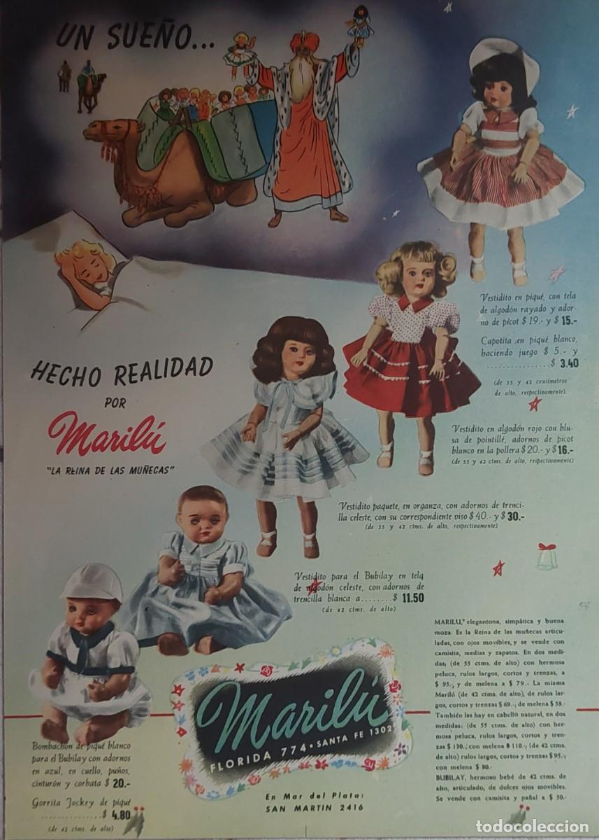 Juguetes antiguos y juegos de colecci&oacute;n: ANTIGUO LOTE DE LAMINAS MU&Ntilde;ECAS ( MARILU ) DECADA DE LOS 4O
