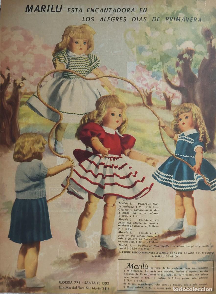 Juguetes antiguos y juegos de colecci&oacute;n: ANTIGUO LOTE DE 2 LAMINAS DE VESTIDOS DE MU&Ntilde;ECAS ( MARILU ) DECADA DE LOS A&Ntilde;OS 40