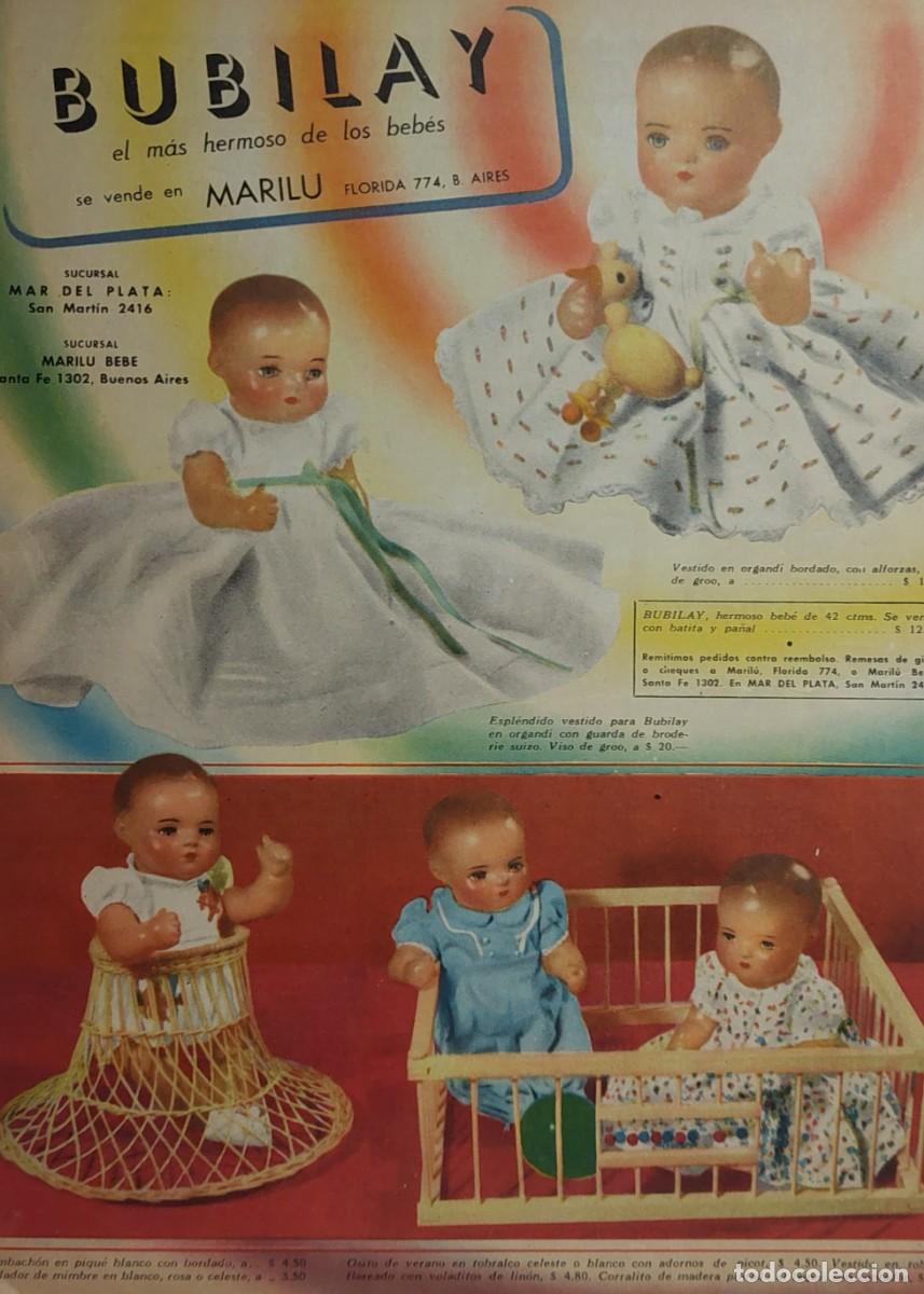 Juguetes antiguos y juegos de colecci&oacute;n: ANTIGUO LOTE DE 2 LAMINAS DE VESTIDOS DE MU&Ntilde;ECAS ( BUBILAY ) DECADA DE LOS 40