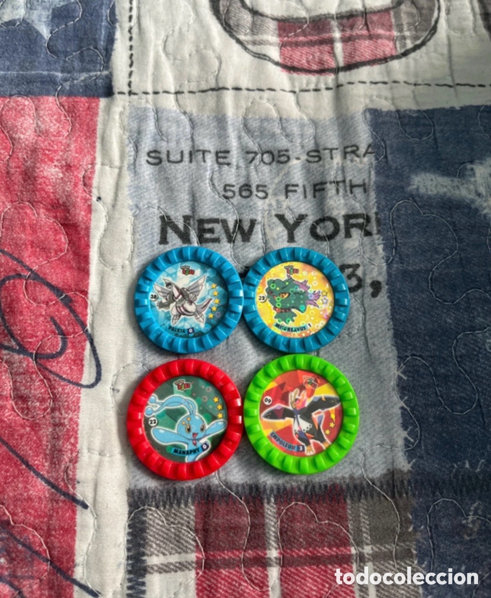Juguetes antiguos y juegos de colecci&oacute;n: Tazos Pok&eacute;mon roks 2008-2009