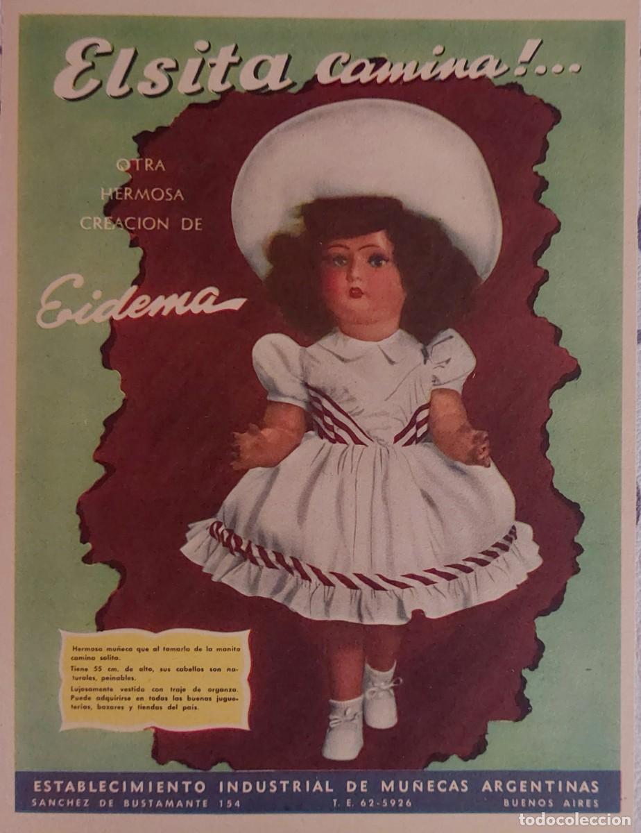 Juguetes antiguos y juegos de colecci&oacute;n: ANTIGUO LOTE DE 2 LAMINAS DE VESTIDOS (EIDEMA ) DELOS A&Ntilde;OS 40
