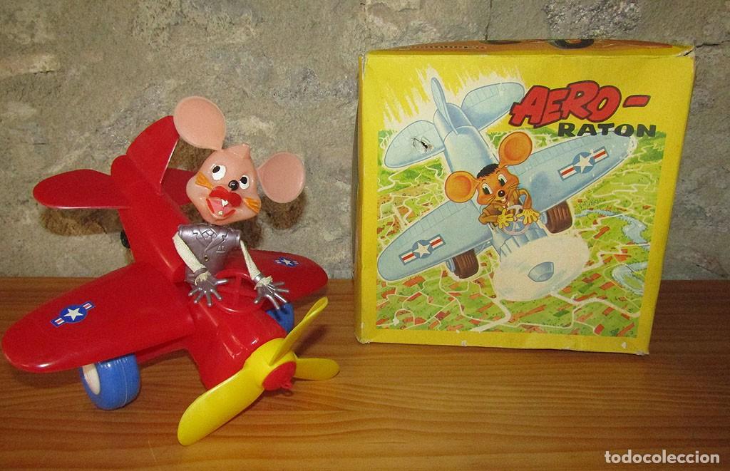 Juguetes antiguos y juegos de colecci&oacute;n: AERO RATON DE SHAMBER'S - NUEVO Y EN SU CAJA ORIGINAL - A&Ntilde;OS 60/70 - TOPO GIGIO