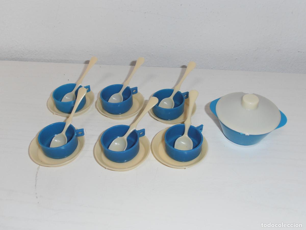 Juguetes antiguos y juegos de colecci&oacute;n: LOTE CACHARRITOS DE COCINA, TAZAS, PLATOS, CUCHARAS, SOPERA, V-1