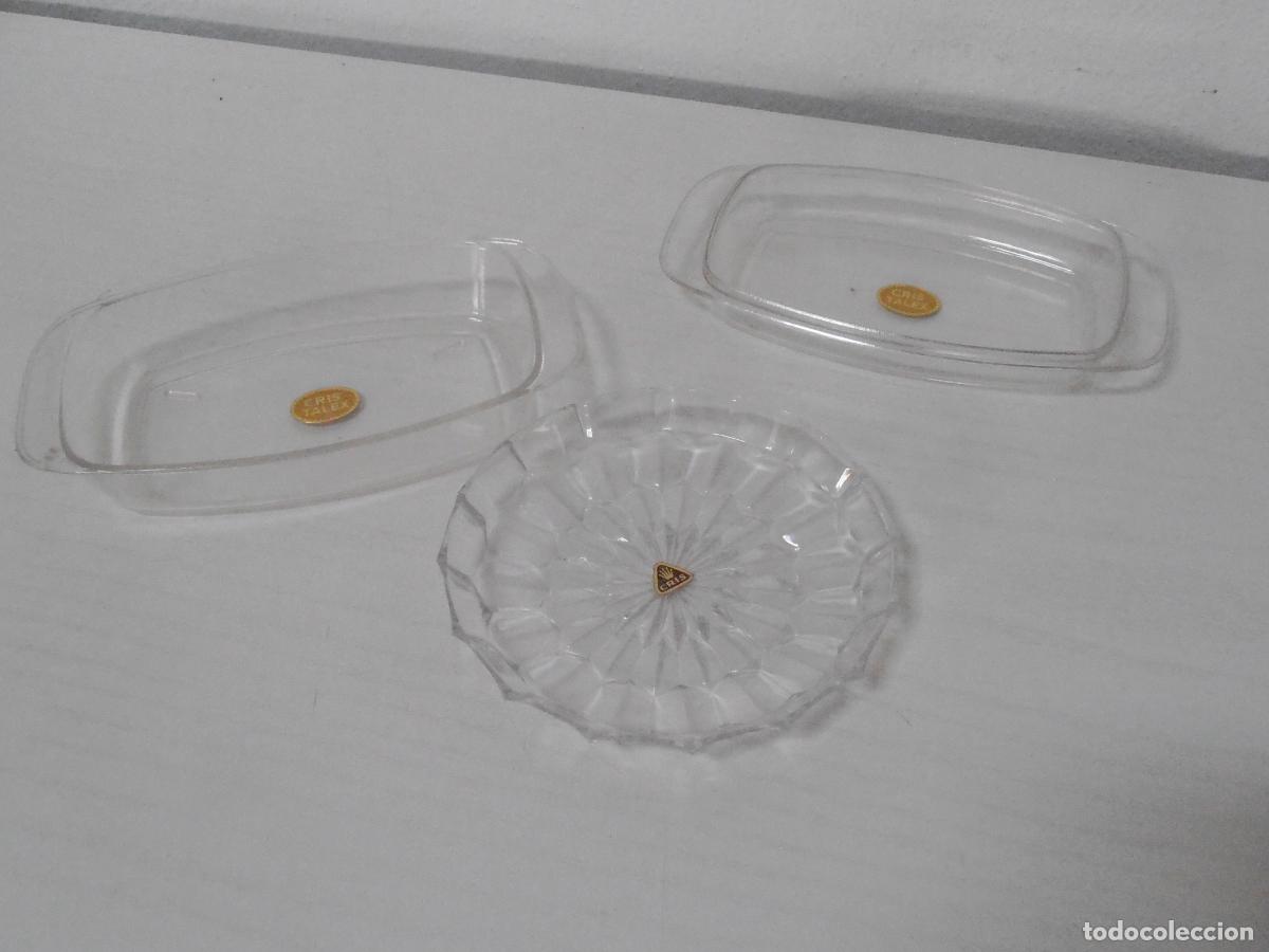 Juguetes antiguos y juegos de colecci&oacute;n: LOTE CACHARRITOS DE COCINA JUGUETE, FUENTES TIPO CRISTAL, V-12, A&Ntilde;OS 70