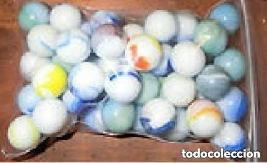 Juguetes antiguos y juegos de colecci&oacute;n: BOLSA 30 CANICAS -MIRAR FOTO