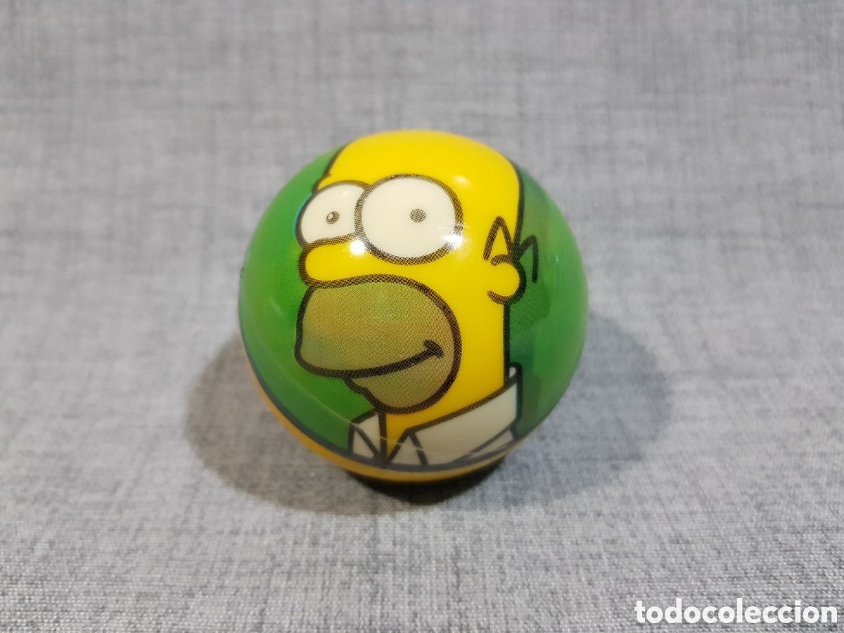 Juguetes antiguos y juegos de colecci&oacute;n: PELOTA DE GOMA THE SIMPSONS LOS SIMPSON HOMER. DISCAPA SMOBY ESPA&Ntilde;A 2008