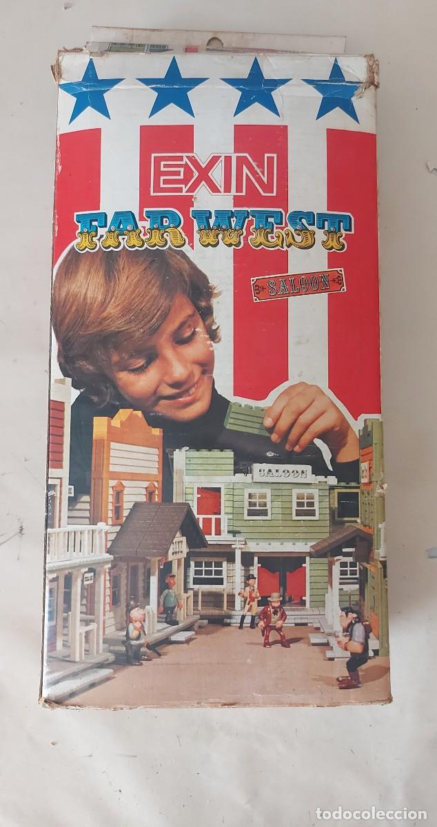 Juguetes antiguos y juegos de colecci&oacute;n: Caja vacia exin far west