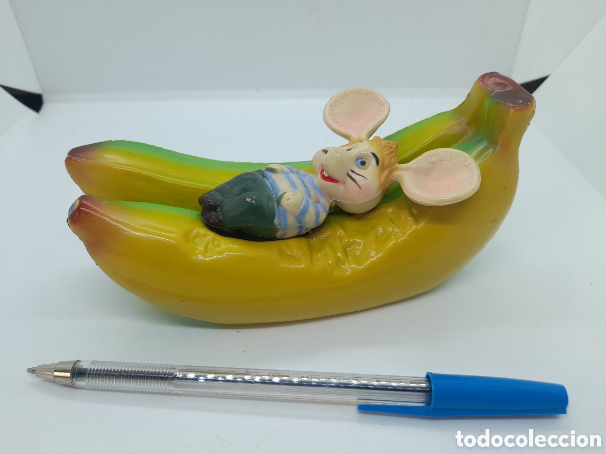 Juguetes antiguos y juegos de colecci&oacute;n: ANTIGUA HUCHA PLASTICO, TOPO GIGIO. TOPOGIGIO. NUEVA