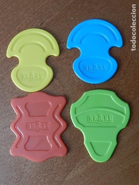 Juguetes antiguos y juegos de colecci&oacute;n: Lote 4 Lanzador KRAKS panini krak color rojo azul amarillo verde