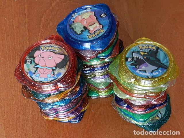 Juguetes antiguos y juegos de colecci&oacute;n: TAZOS PANINI NINTENDO POK&Eacute;MON KRAKS Precio por unidad TAZO CAPS POGS KRAK