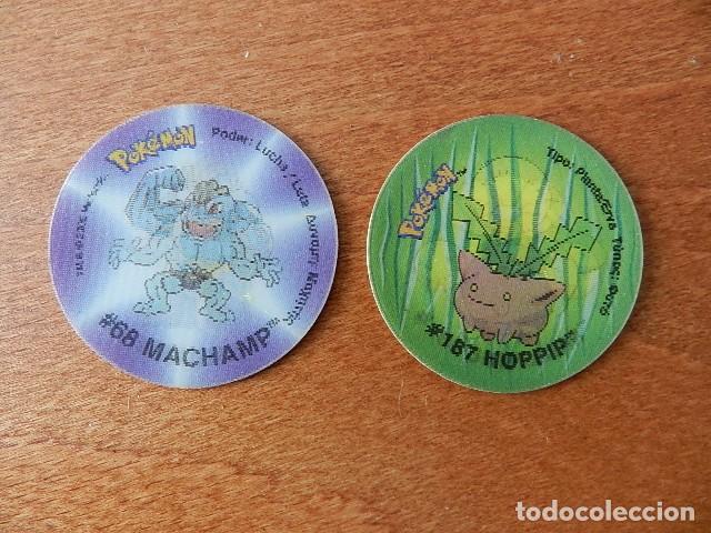 Juguetes antiguos y juegos de colecci&oacute;n: Lote 2 tazos 2 y 3 POKEMON hologr&aacute;fico tazo lenticular 66- 67-68 y 187-188-189