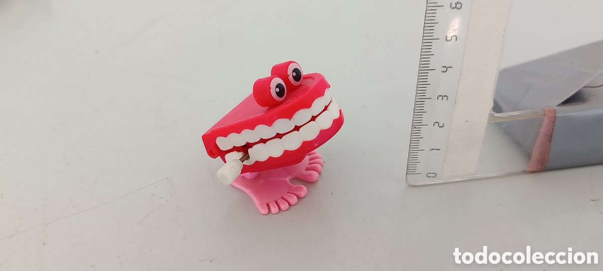 Juguetes antiguos y juegos de colecci&oacute;n: A cuerda boca dentadura saltarina wind Up Halloween horror figura