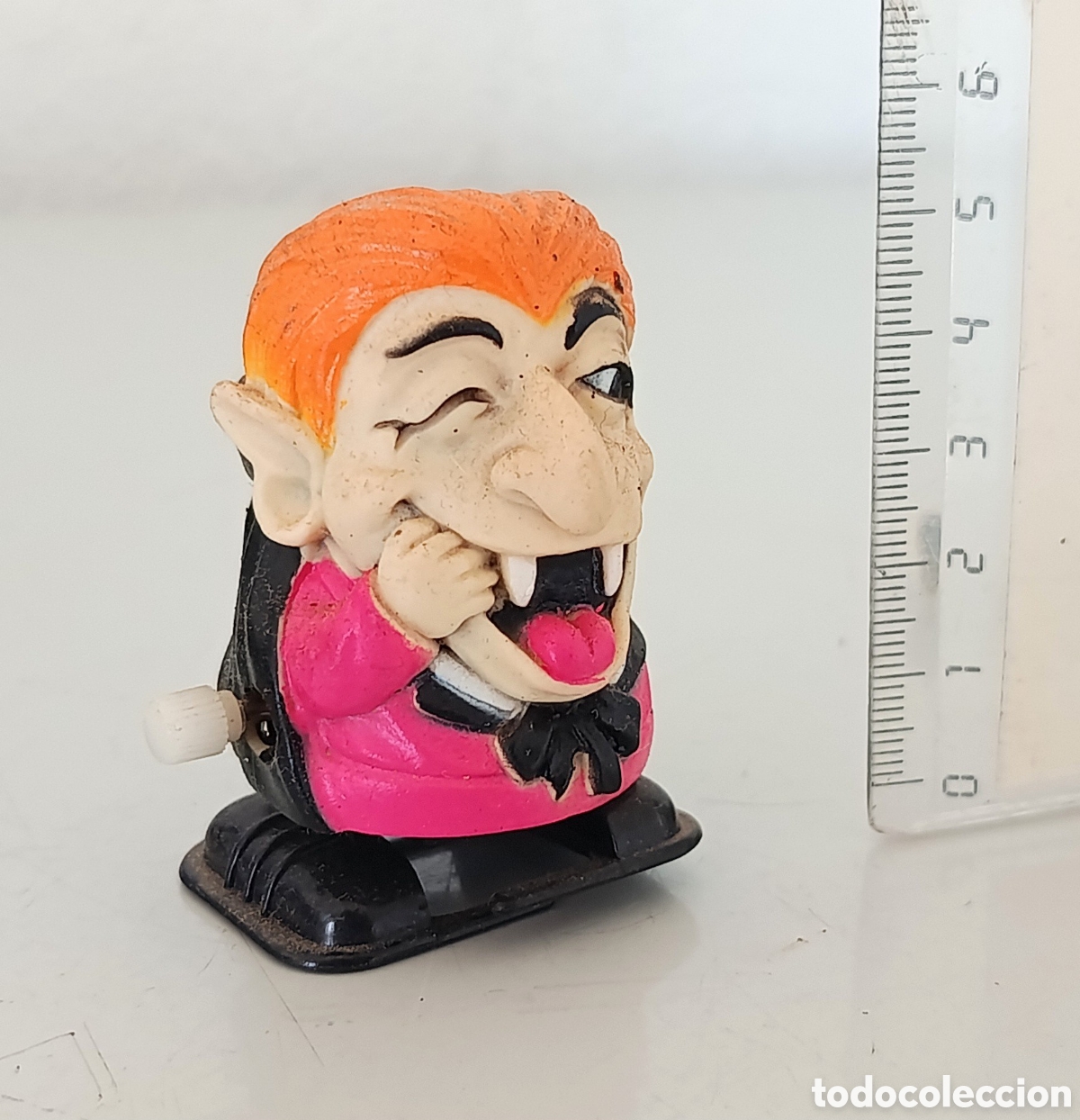 Juguetes antiguos y juegos de colecci&oacute;n: A cuerda vampiro Dr&aacute;cula mu&ntilde;eco figura Halloween wind Up