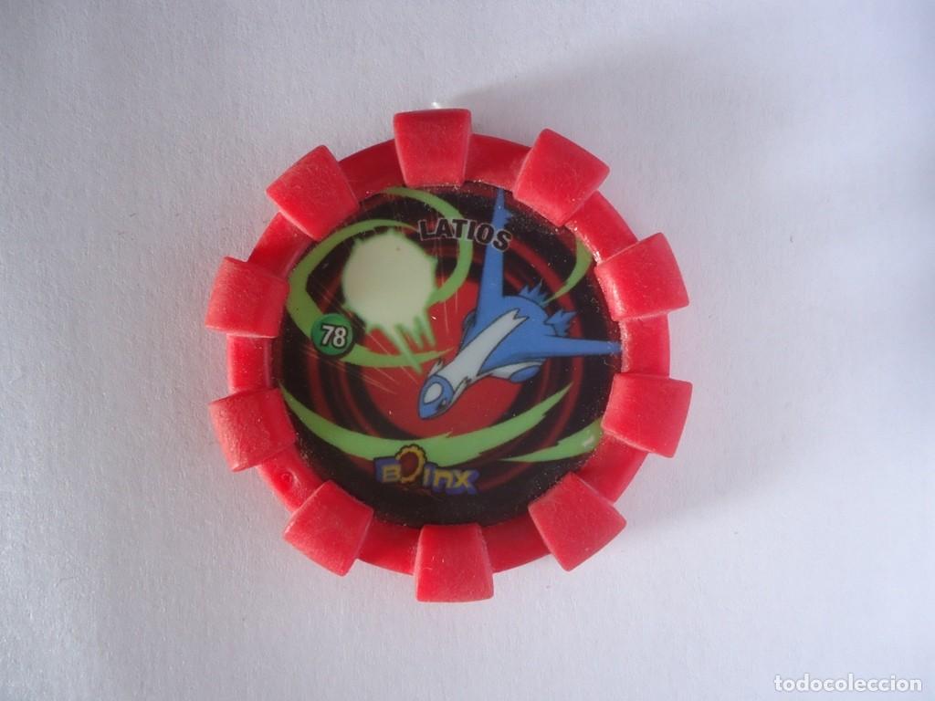 Juguetes antiguos y juegos de colecci&oacute;n: COLECCI&Oacute;N TAZOS MATUTANO CHEETOS SNACKS POK&Eacute;MON BOINX TAZO CAPS POGS N&Uacute;MERO 78 LATIOS RESPLANDOR 70