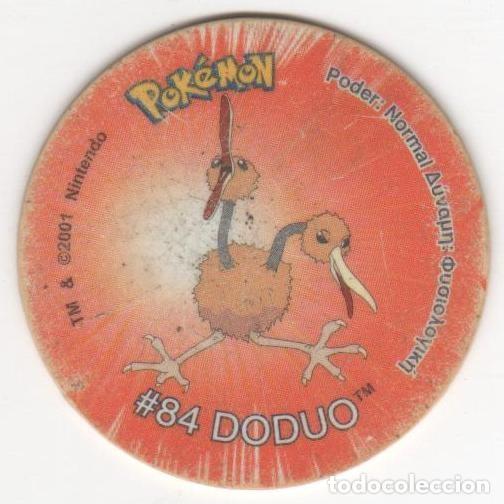 Juguetes antiguos y juegos de colecci&oacute;n: COLECCI&Oacute;N TAZOS MATUTANO NINTENDO POK&Eacute;MON TAZO 2 VERSI&Oacute;N A&Ntilde;O 2001 CAPS POGS N&Uacute;MERO 102 #84 DODUO