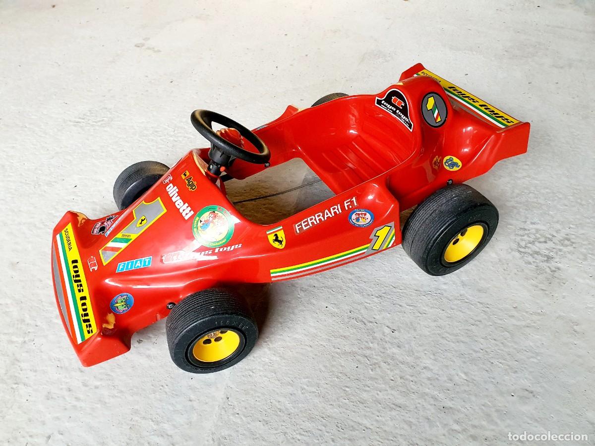 Juguetes antiguos y juegos de colecci&oacute;n: Ferrari F1, coche de pedales. Toys Toys. 1980.