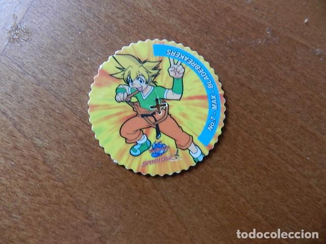 Juguetes antiguos y juegos de colecci&oacute;n: Tazo Beyblade Spinners 7 Max Bladebreakers Matutano Pogs Caps Dragon Ball