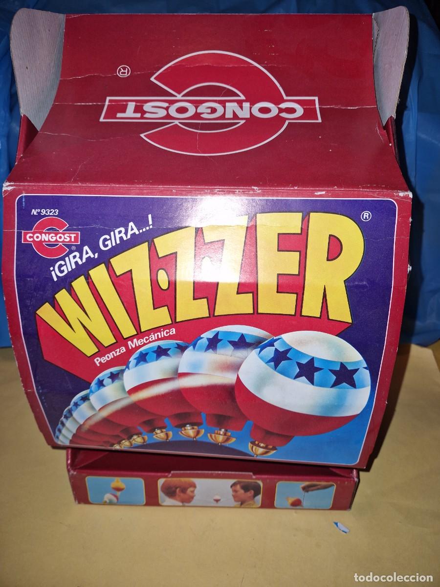 Juguetes antiguos y juegos de colecci&oacute;n: EXPOSITOR JUGUETES CONGOST Peonza WIZZZER