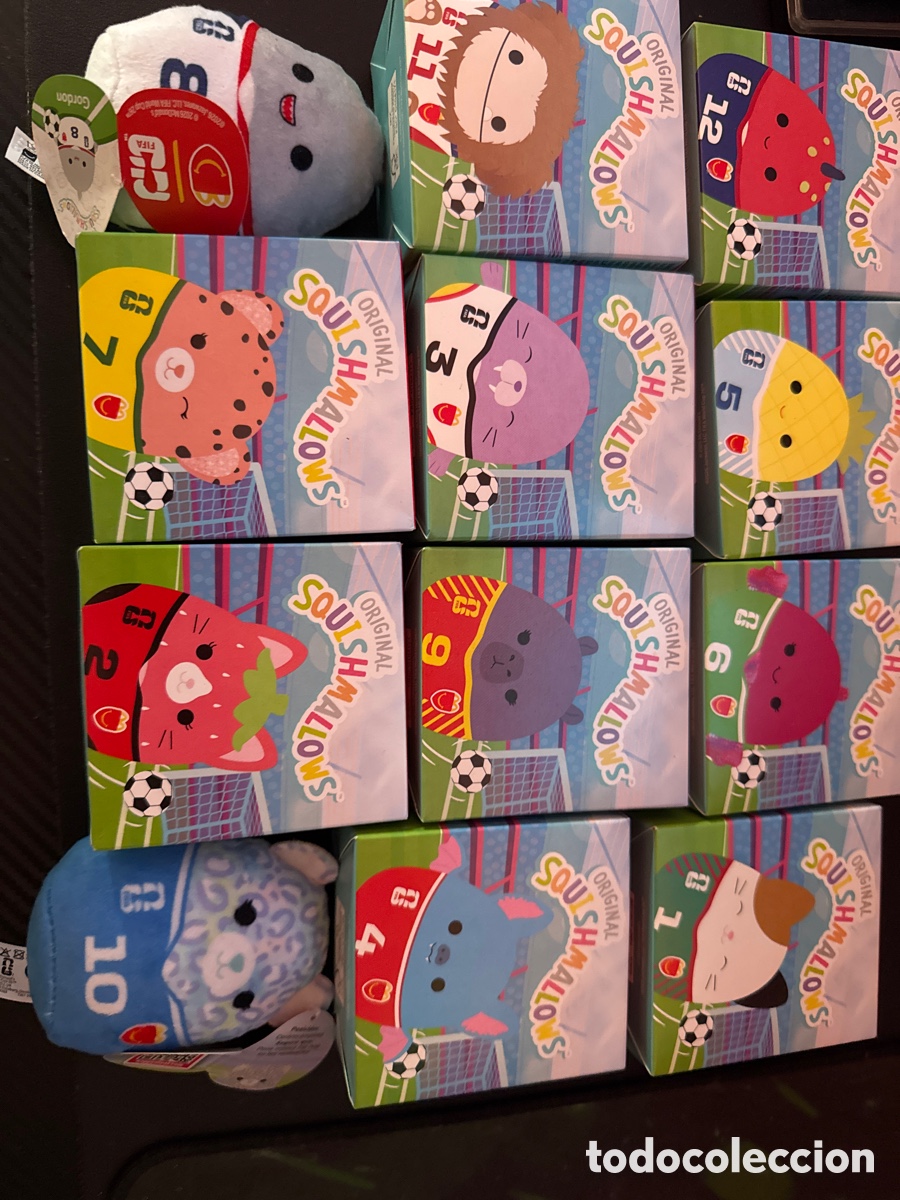 Juguetes antiguos y juegos de colecci&oacute;n: Mu&ntilde;ecos squishmallows mc donalds mundial