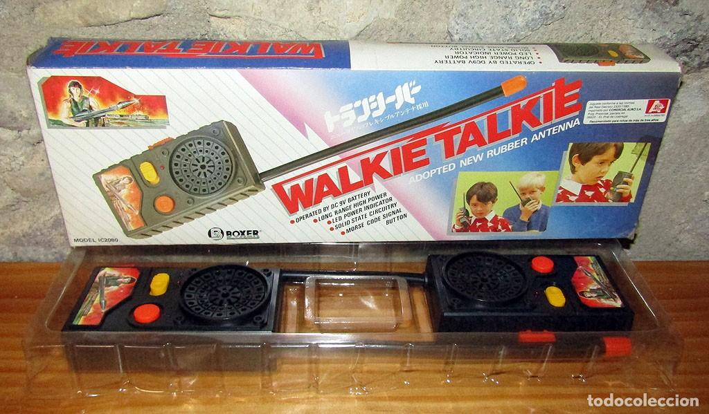 Juguetes antiguos y juegos de colecci&oacute;n: ANTIGUO PAR DE WALKIE TALKIES DE RAMBO - NUEVOS Y EN SU CAJA - FUNCIONANDO - A&Ntilde;OS 80