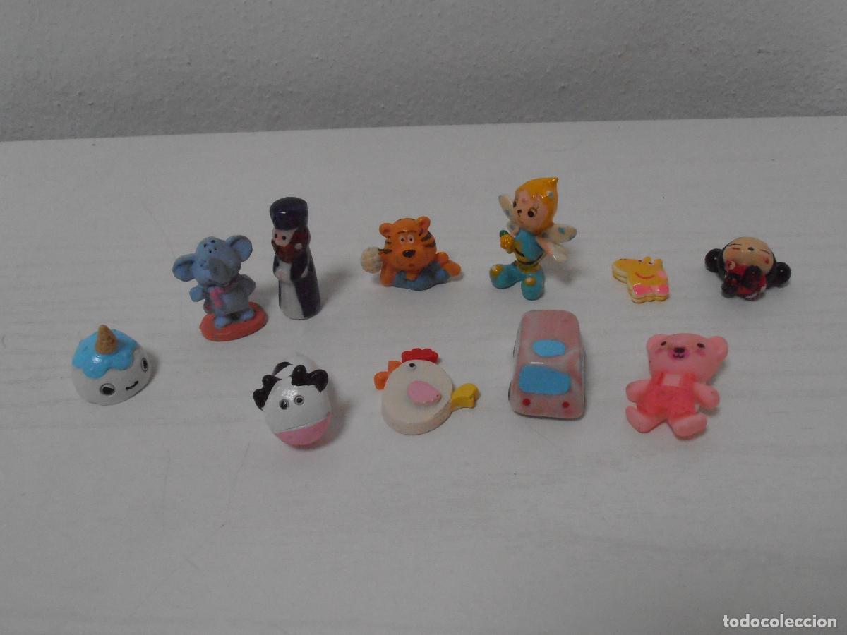Juguetes antiguos y juegos de colecci&oacute;n: LOTE MU&Ntilde;ECOS Y FIGURITAS SORPRESA ROSCON DE REYES, V-22, A&Ntilde;OS 70