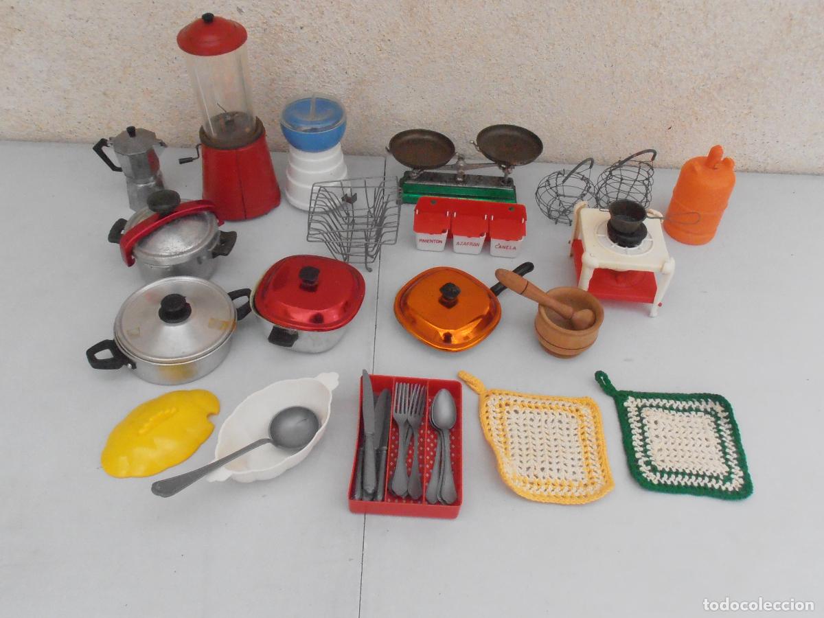 Juguetes antiguos y juegos de colecci&oacute;n: LOTE CACHARRITOS DE COCINA JUGUETE, LOTE VARIADO, V-27, A&Ntilde;OS 70