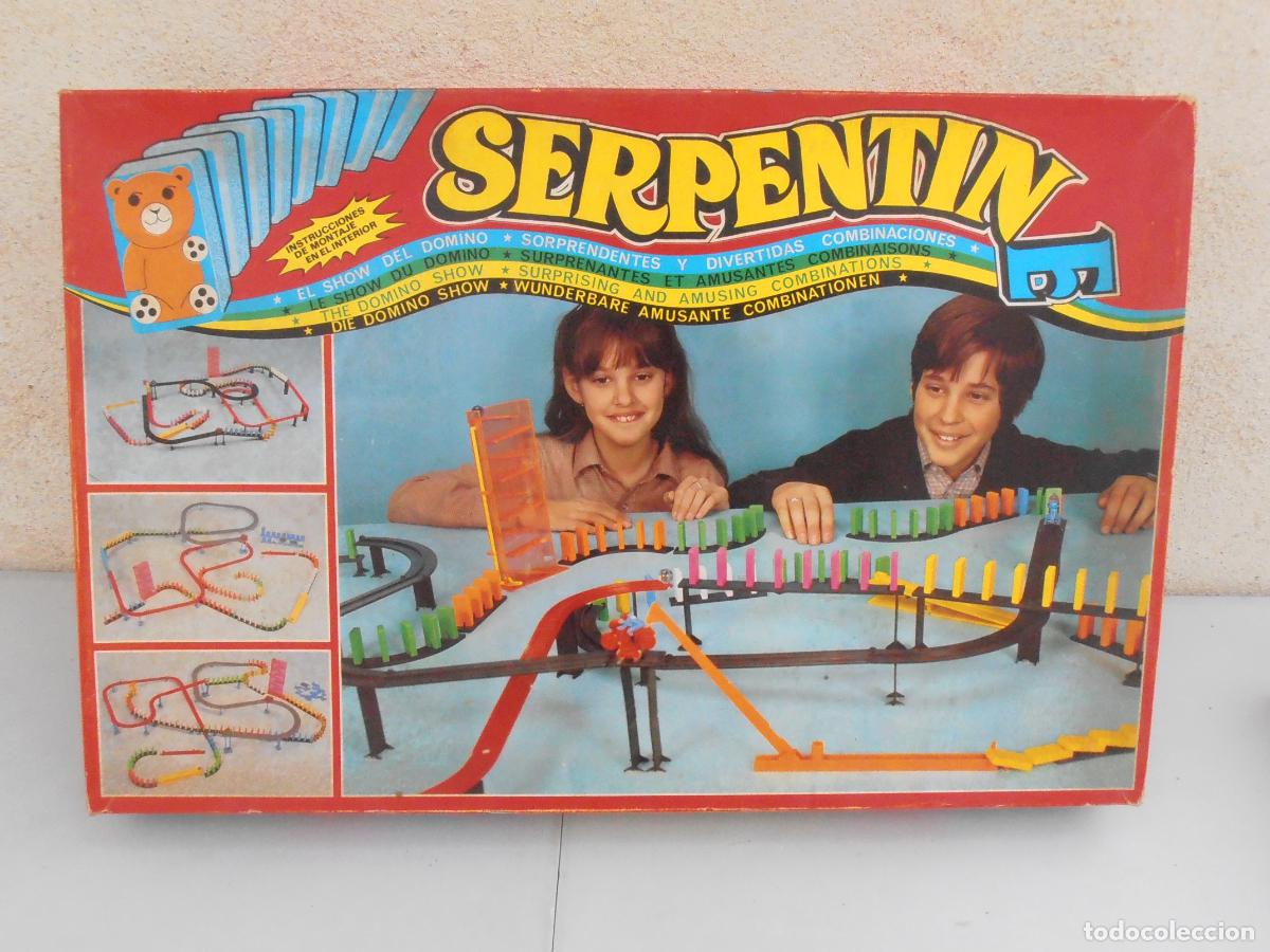 Juguetes antiguos y juegos de colecci&oacute;n: JUEGO SERPENTINE AIRGAM SHOW DE DOMINO, REF 533, CAJA ORIGINAL, BUEN ESTADO Y CASI COMPLETO, A&Ntilde;OS 70