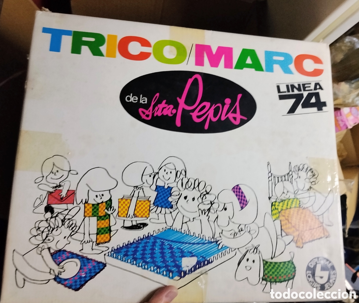 Juguetes antiguos y juegos de colecci&oacute;n: Trico/Marc Linea 74 de la Se&ntilde;orita Pepis completo. Famoso juego de los a&ntilde;os 70 galardonado Francia