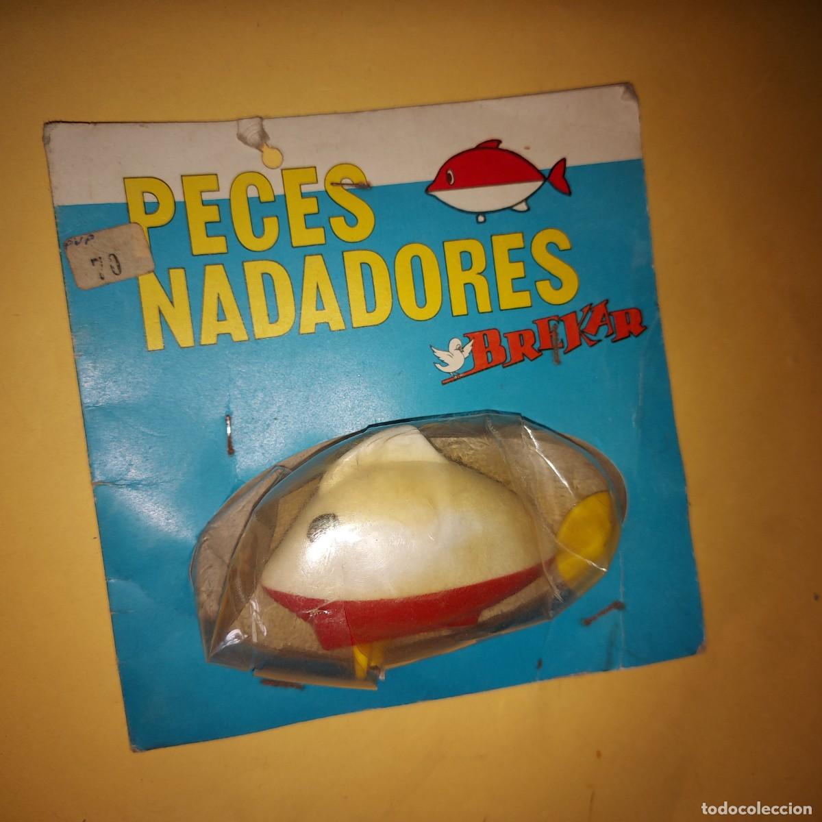 Juguetes antiguos y juegos de colecci&oacute;n: PECES NADADORES DE BREKAR, / a&ntilde;os 60
