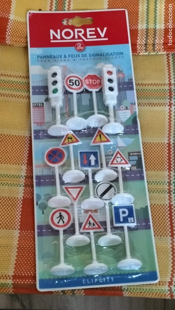 Juguetes antiguos y juegos de colecci&oacute;n: BLISTER SE&Ntilde;ALES TRAFICO DE NOREV
