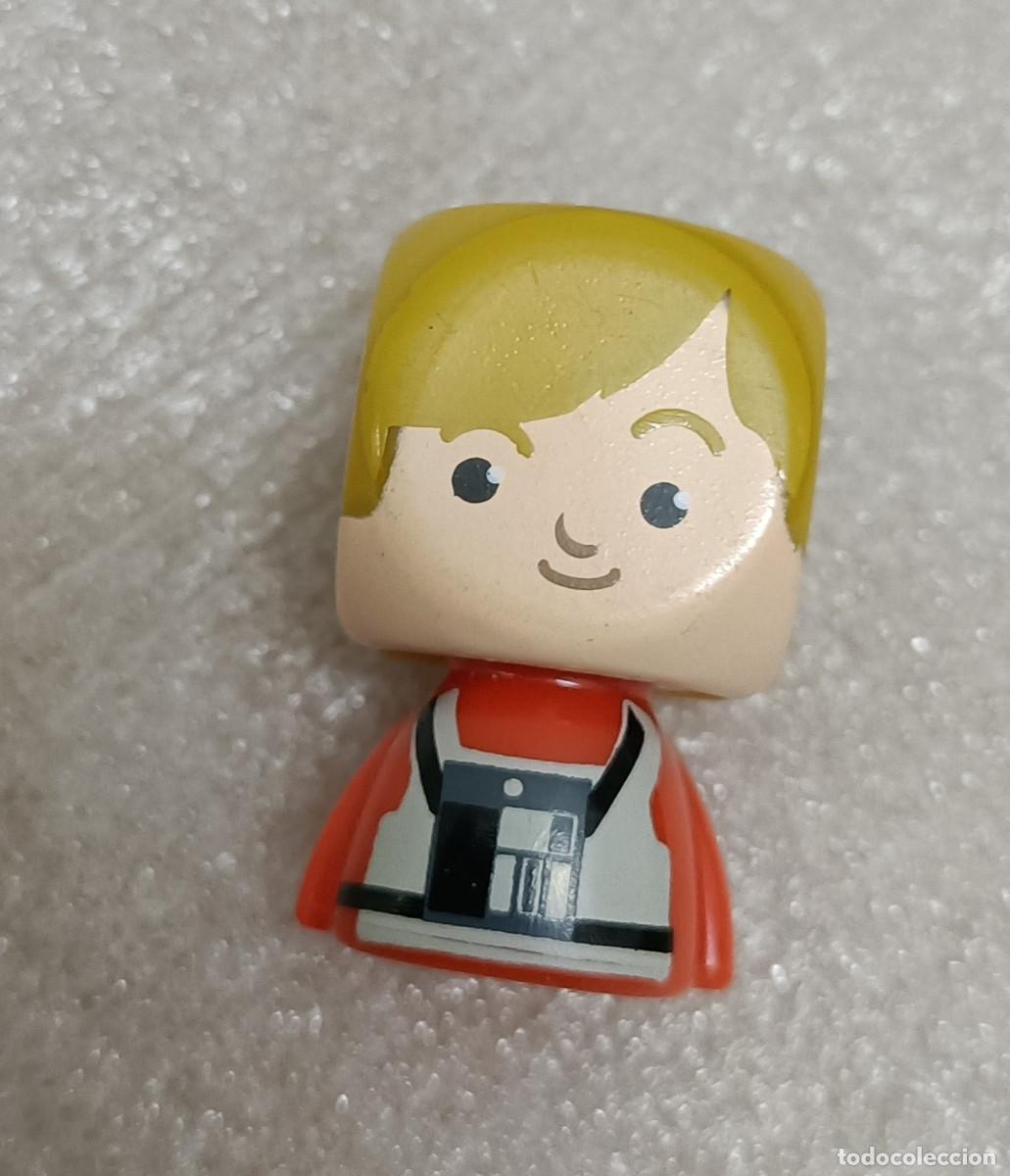 Juguetes antiguos y juegos de colecci&oacute;n: BUSTZ figura promocional mu&ntilde;eco carrefour star wars guerra galaxias mu&ntilde;equito figurita luke piloto