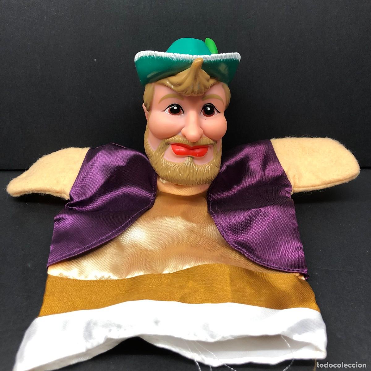 Juguetes antiguos y juegos de colecci&oacute;n: T&Iacute;TERE DE GUANTE - MARIONETA DE MANO - ROBIN HOOD - DE VINILO Y TELA - 23 X 23 CM / 108