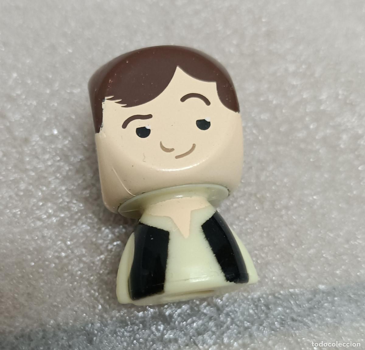 Juguetes antiguos y juegos de colecci&oacute;n: BUSTZ figura promocional mu&ntilde;eco carrefour star wars guerra galaxias mu&ntilde;equito figurita han solo