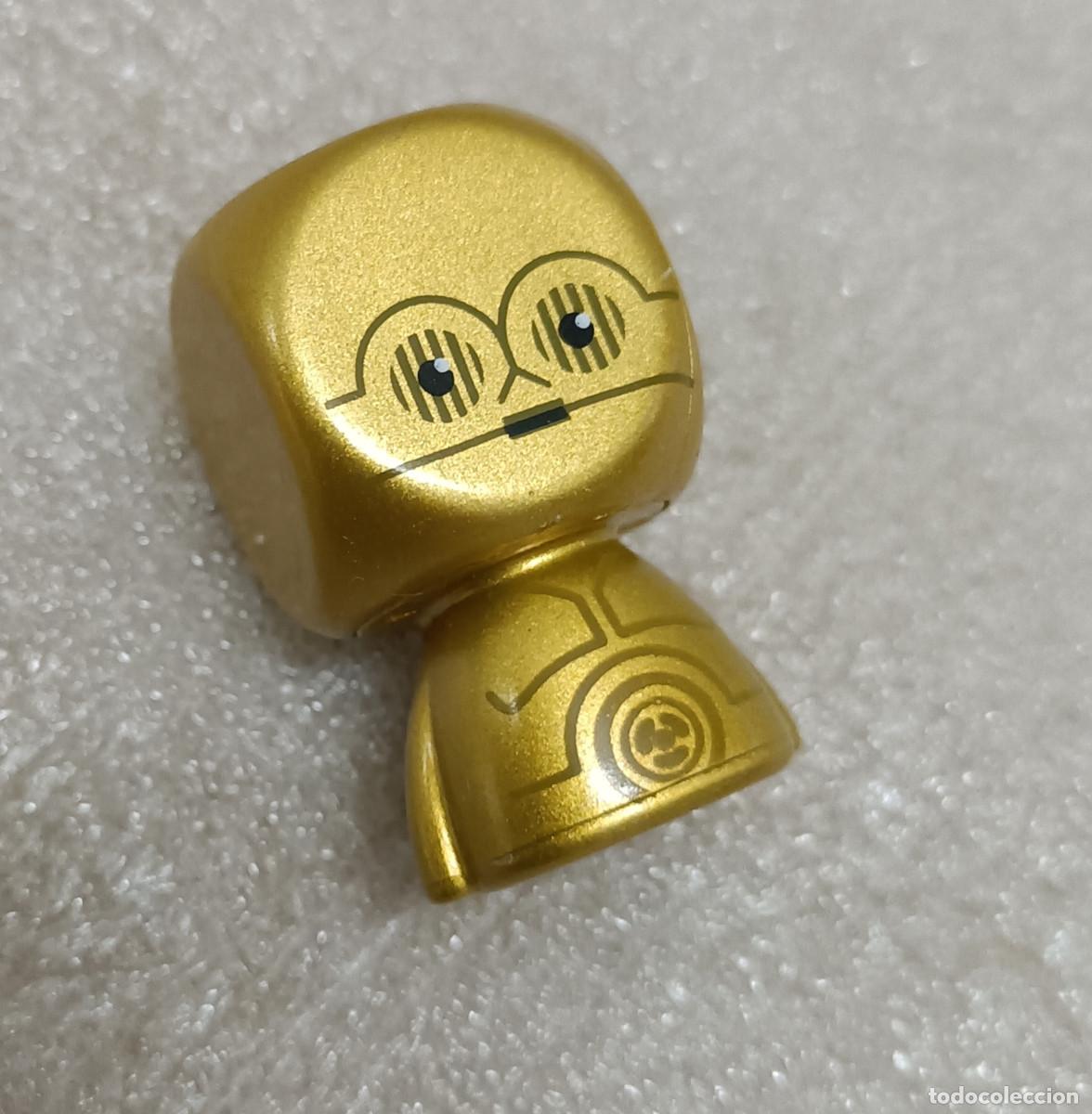 Juguetes antiguos y juegos de colecci&oacute;n: BUSTZ figura promocional mu&ntilde;eco carrefour star wars guerra galaxias mu&ntilde;equito c3p0 androide robot