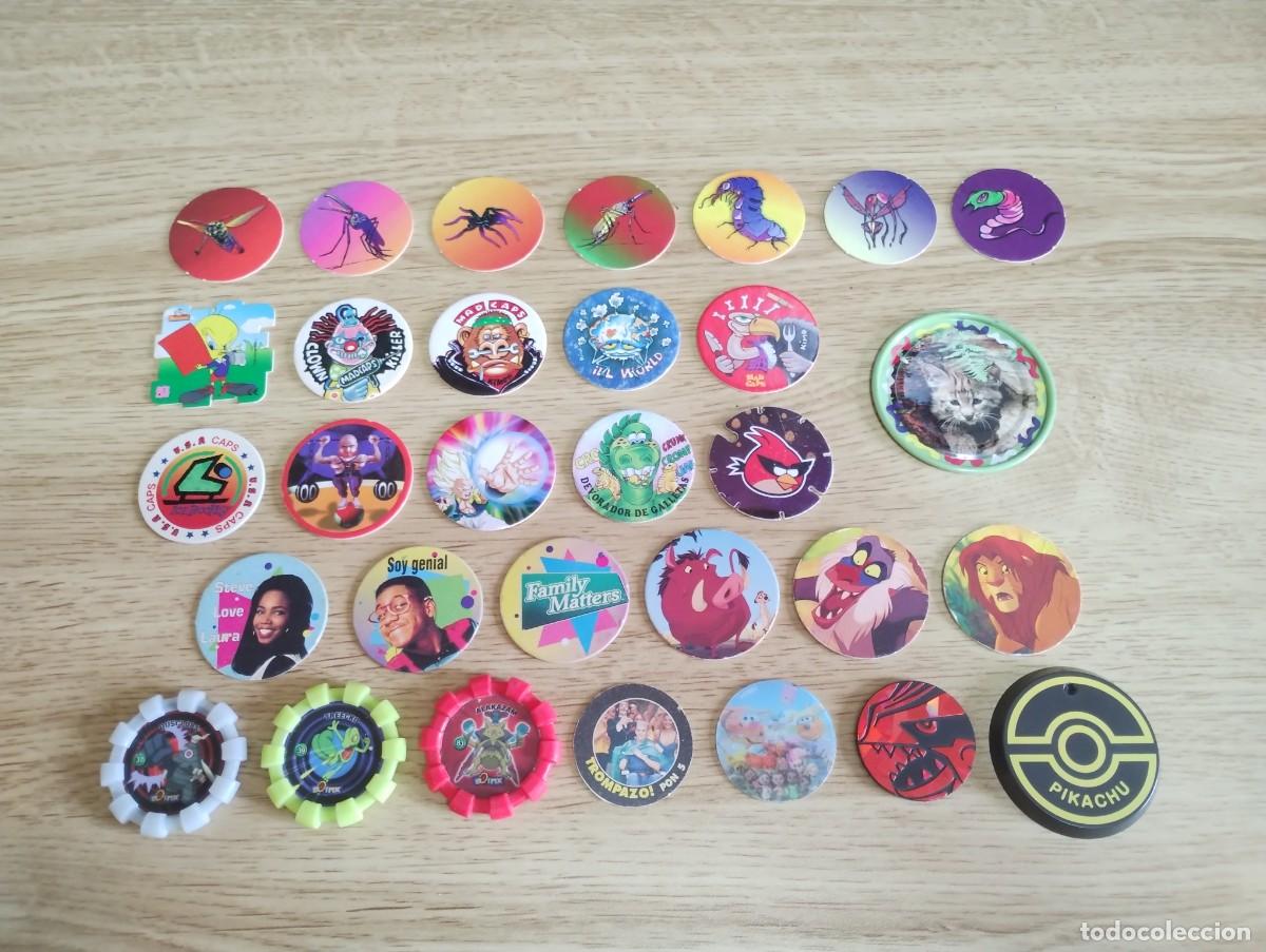 Juguetes antiguos y juegos de colecci&oacute;n: Tazos varios a 20 c&eacute;ntimos cada uno