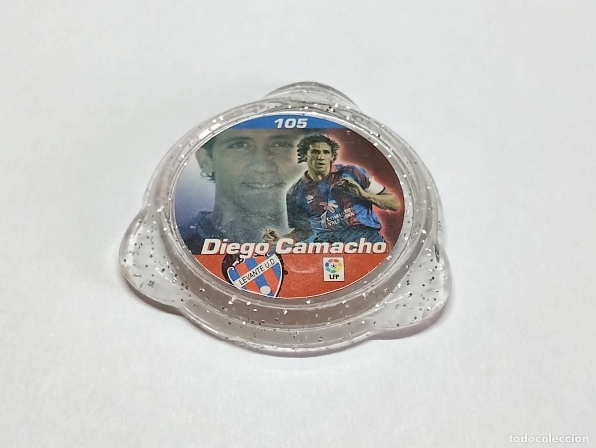 Juguetes antiguos y juegos de colecci&oacute;n: Tazo kraks Liga n&ordm;105 Diego Camacho