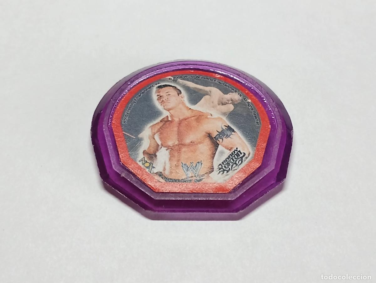Juguetes antiguos y juegos de colecci&oacute;n: Tazo WWE Nox Randy Orton