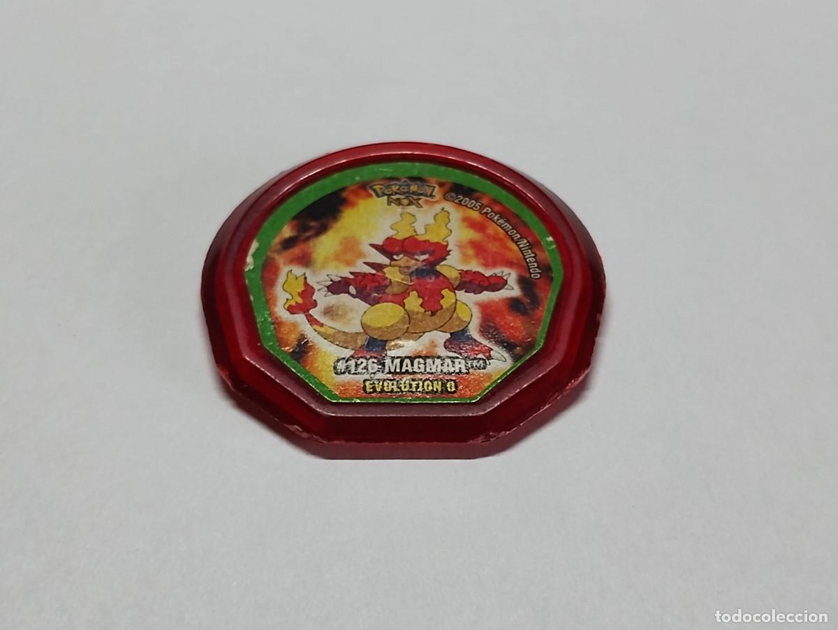 Juguetes antiguos y juegos de colecci&oacute;n: Tazo Pokemon Nox n&ordm;126 Magmar