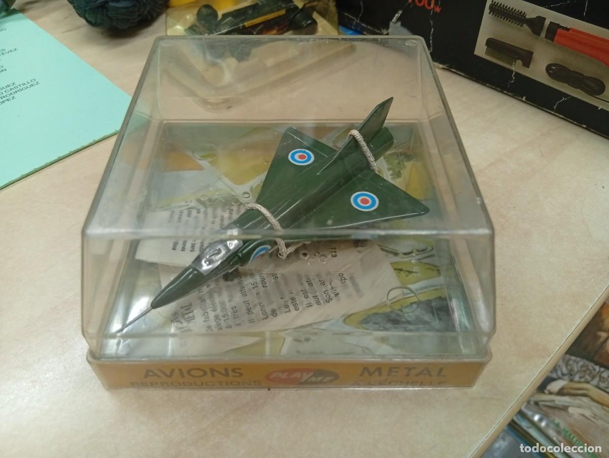 Antique Toys and Collectible Games: Avi&oacute;n a escala met&aacute;lico Mirage III C. Playme Espa&ntilde;a a&ntilde;os 70.