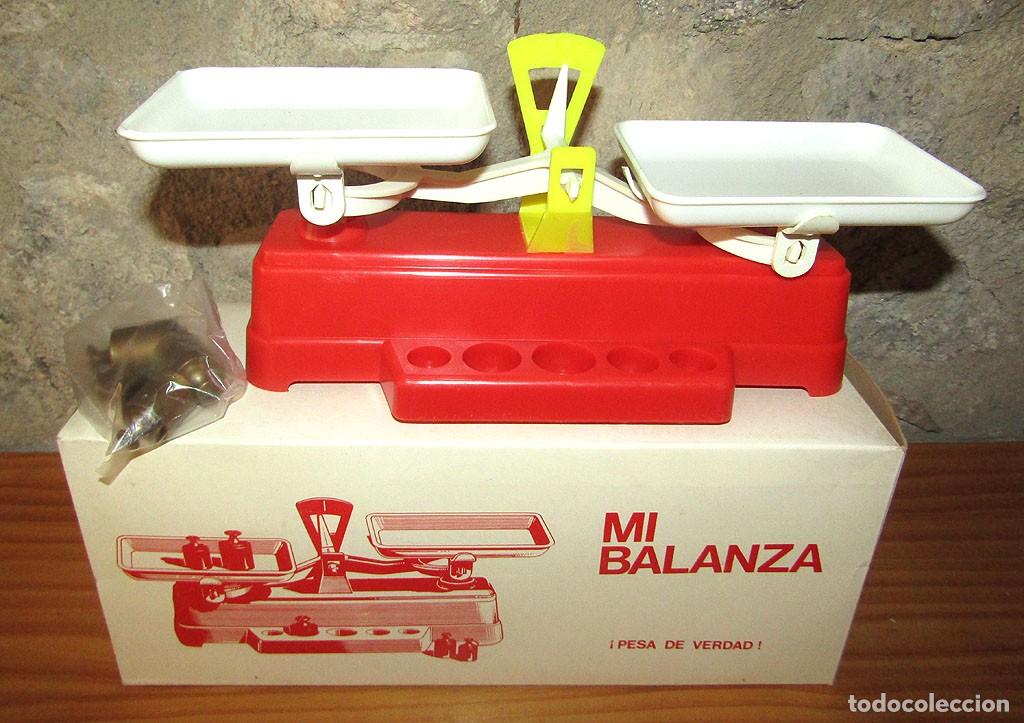 Juguetes antiguos y juegos de colecci&oacute;n: ANTIGUA MI BALANZA DE PEDRO COLOMER - NUEVA Y EN SU CAJA ORIGINAL - A&Ntilde;OS 70/80 - COMPLETA